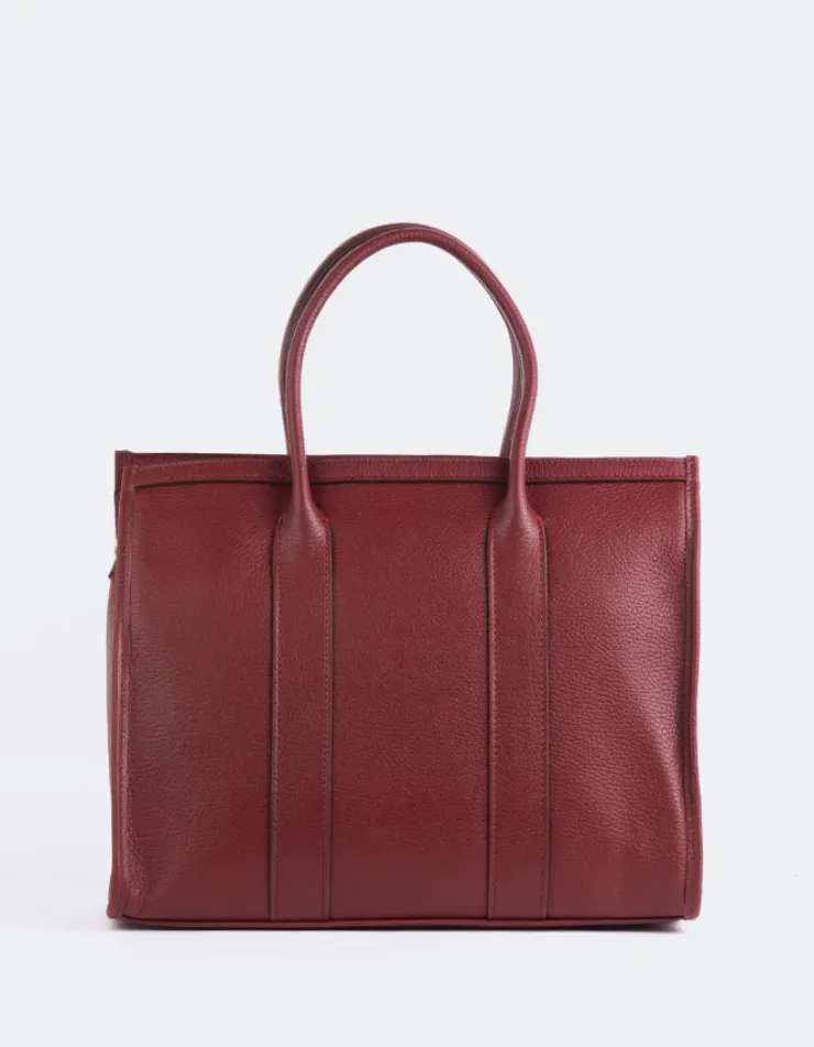 L'INTERVALLE Veena Burgundy Leather