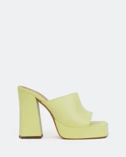 Women L'INTERVALLE Vendome Green Leather