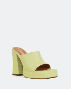 Women L'INTERVALLE Vendome Green Leather