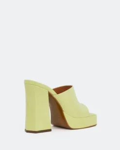 Women L'INTERVALLE Vendome Green Leather