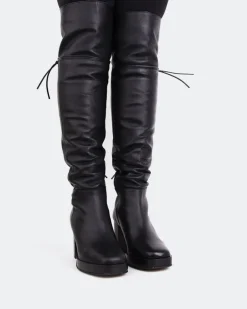 Women L'INTERVALLE Veneto Black Leather