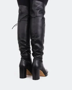 Women L'INTERVALLE Veneto Black Leather