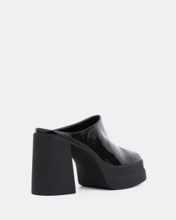 Women L'INTERVALLE Verdi Black Naplack