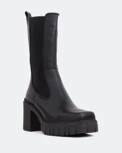 Women L'INTERVALLE Vienne Black Leather