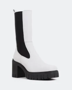 Women L'INTERVALLE Vienne White Leather