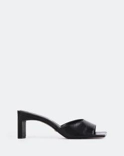 Women L'INTERVALLE Visalia Black Leather