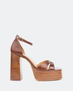 Women L'INTERVALLE Vixen Chestnut Leather