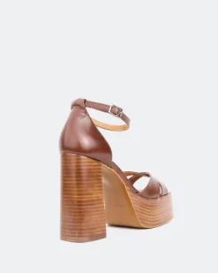 Women L'INTERVALLE Vixen Chestnut Leather