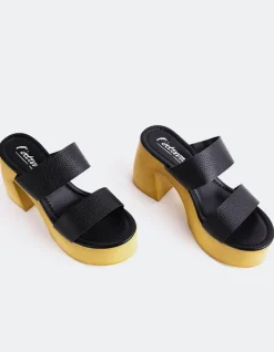 Women L'INTERVALLE Vyronas Black Leather