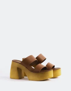 Women L'INTERVALLE Vyronas Tan Leather