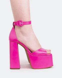 Women L'INTERVALLE Walton Pink Leather/Cuir Rose