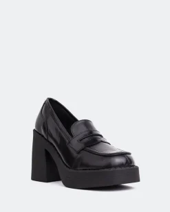 Women L'INTERVALLE Weezer Black Leather
