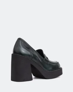 Women L'INTERVALLE Weezer Green Leather
