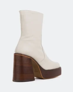 Women L'INTERVALLE Wicked Off White Leather