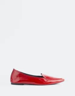 Women L'INTERVALLE Winkle Red Patent