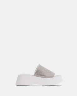 Women L'INTERVALLE Wixson White Strass