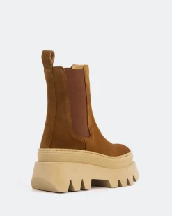 Women L'INTERVALLE Wolfe Camel Suede