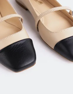 Women L'INTERVALLE Yarrow Black.Nude Leather