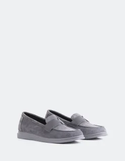 Women L'INTERVALLE Yasmin Grey Suede