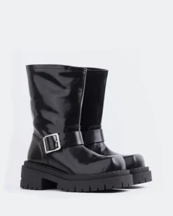 Women L'INTERVALLE Zaka Black Leather