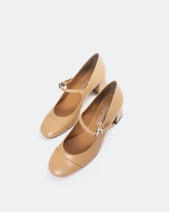 Women L'INTERVALLE Zanotti Camel Leather