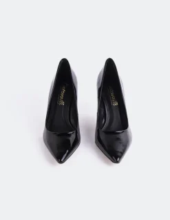 Women L'INTERVALLE Zinnia Black Patent
