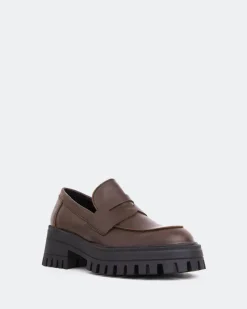 Women L'INTERVALLE Zuta Brown Leather